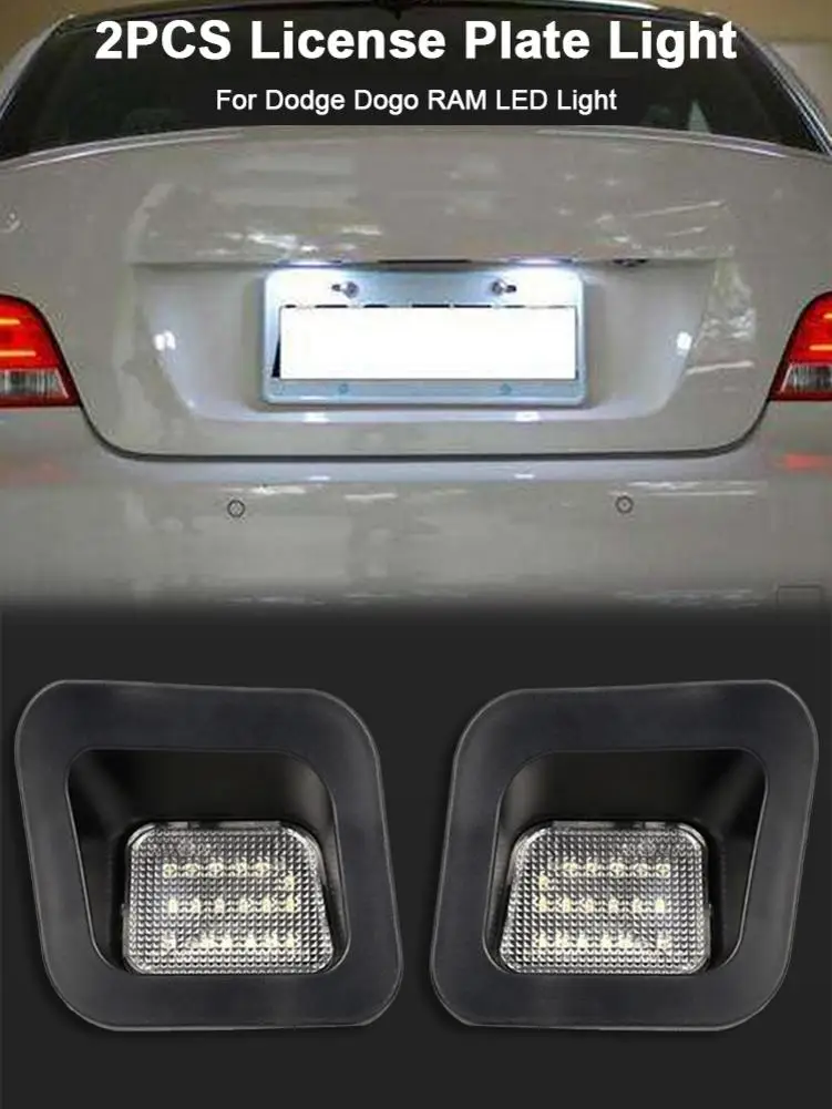 dodge ram license plate light