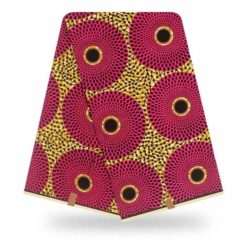 

African Fabric wax print High Quality Veritable Wax Print Fabric 100% Cotton wax African Veritable Real Dutch Wax For Dress
