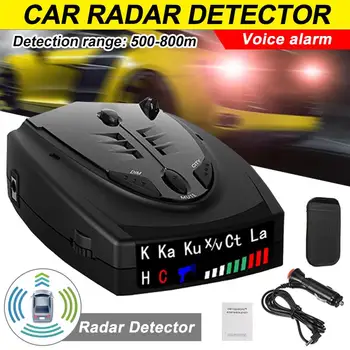 

Radar Detector Car Anti Radar Laser Voice Alert Alarm Warning Vehicle Speed Radar Detector Russian&English&Thai STR-525