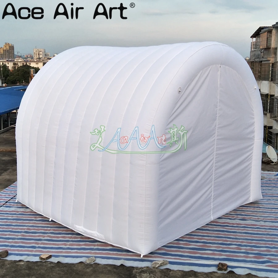 Top Quality Outdoor Portable White Inflatable Stage Tunnel Tent