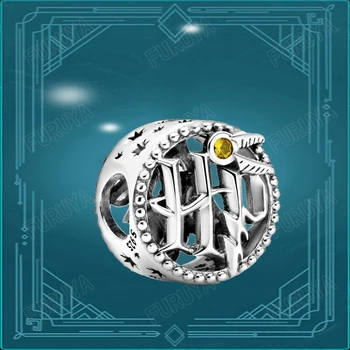 

New 2020 Potter 925 Sterling Silver Sorting Hat Charm Beads fit Original Pan Charms Bracelet for diy Jewelry Making gift