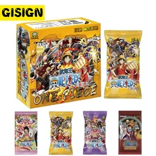 Tarjetas de Anime japonés, caja ciega de una pieza, Luffy, Zoro, Nami, Chopper, Franky, colecciones, juego de cartas, coleccionables, Batalla, juguetes de regalo para niños