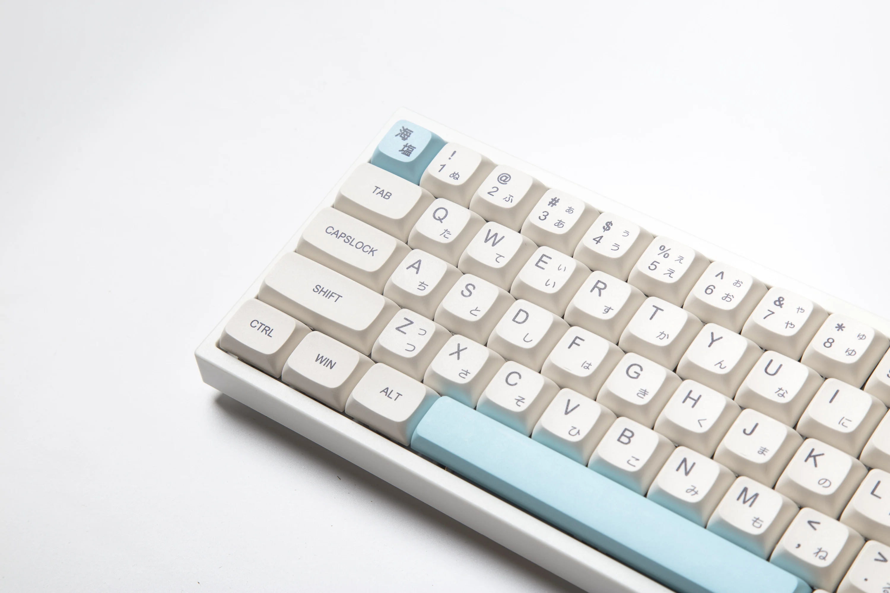 pc keypad 138 Keys XDA Keycaps PBT Dye Sub Keycaps Sea Salt Theme Cherry Layout For Mx Switch Mechanical Keyboard 61 74 68 84 87 96 980M best mechanical keyboard for office