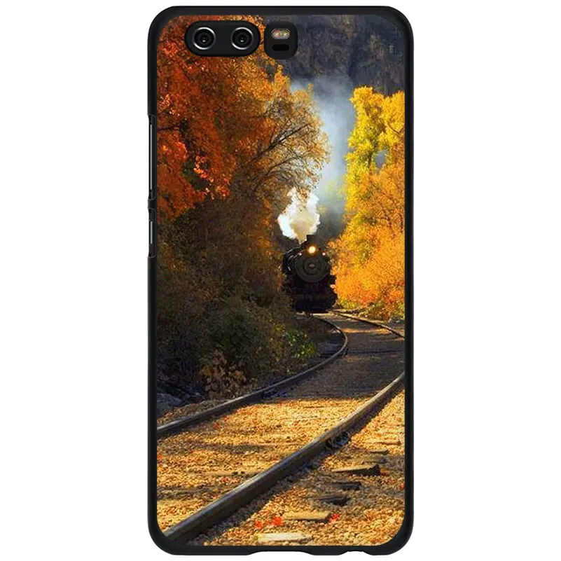 Мягкий чехол для телефона EWAU Railway для huawei Honor view 20 9X 6A 7A 7C 7X 8C 8X Pro 8 9 10 Lite - Цвет: B8