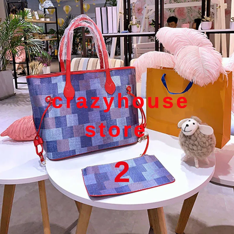 

Genuine Leather Plaid Tote Brand Womens Famous Designer Original Shoulder Luxury Bag Shopping Handbag Crossbody For Women Bags