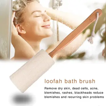 

2Pcs Natural Exfoliating Loofah Back Sponge Scrubber Brush Loofa Bathing Massage Body Sponge Scrubber