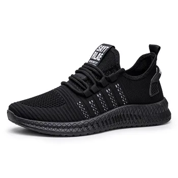 

New Style Fly Woven Breathable Korean-style Students Casual Shoes Men Outdoor Sports Running Shoes Casual Sneakers Wear-Resistan