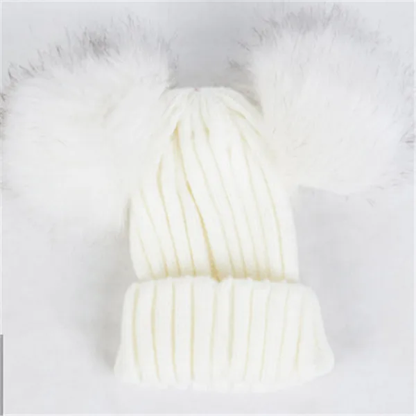 Toddler Cute Kids Girl Boy Baby Infant Winter Warm Crochet Knit Hat Beanie Cap - Цвет: as pic