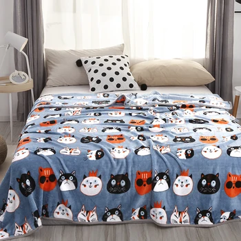 

LREA Hot sale плед The original single hemming process Blanket the most popular elements and design comfortable