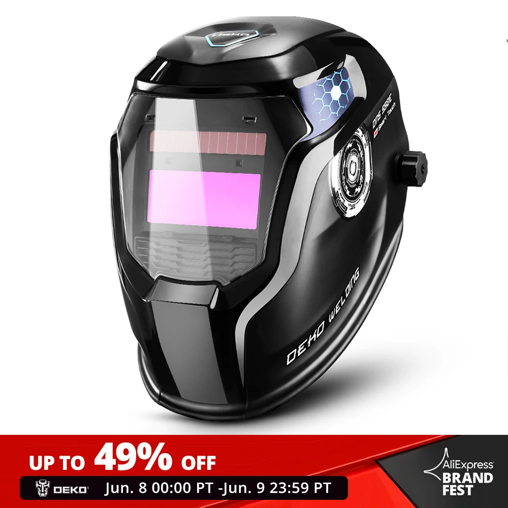 DEKO Auto Darkening Skull Solar Adjustable Range MIG MMA Electric Welding Mask Helmet Welding|Welding Helmets| - AliExpress