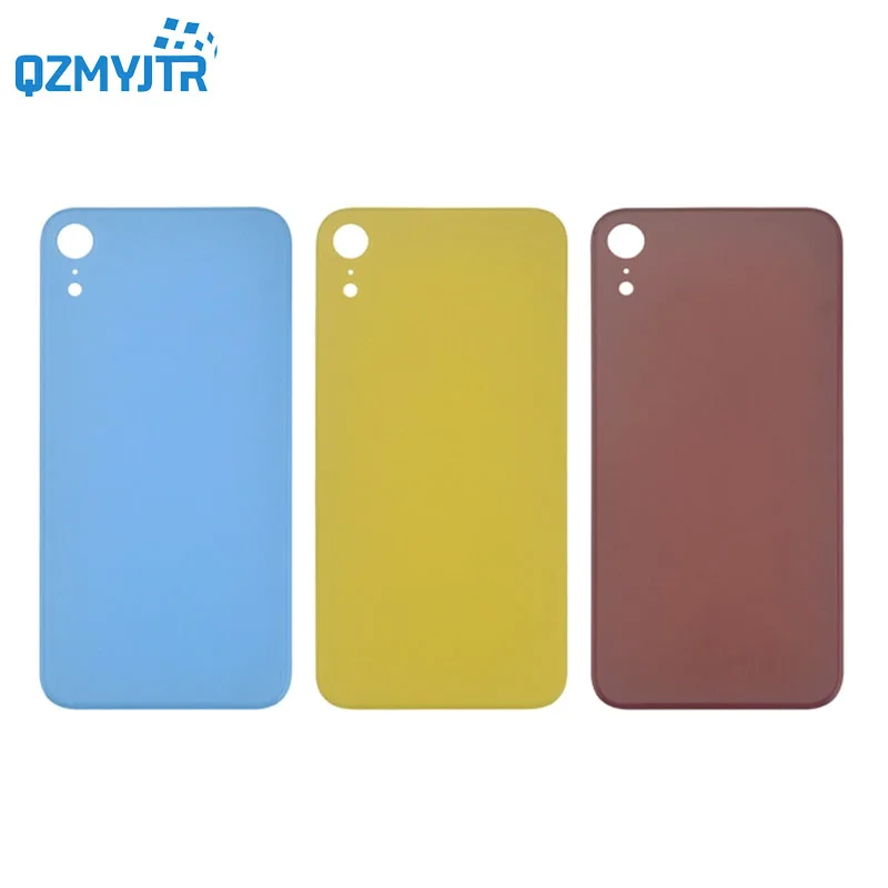 Высококачественное Стекло 6," для iPhone XR, задняя крышка для батареи, Задняя стеклянная панель, чехол для ремонта, Запасная часть