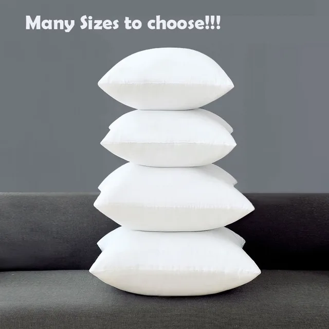 1PC Classic 10 size Solid Pure Cushion Core Funny Soft Head Pillow Inner PP Cotton Filler 1PC Classic 10 size Solid Pure Cushion Core Funny Soft Head Pillow Inner PP Cotton Filler Customized Health Care Cushion Filling