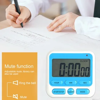 

Digital Kitchen Timer Countdown Up Cooking Timer Clock with Magnet Back Table Stand and Hanging Hole