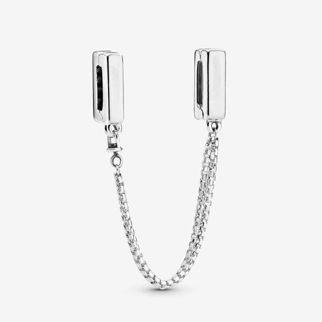 Sterling Silver Charms Beads Original Reflections Clip Heart Clover Crown Charm Fit Pandora Bracelets Diy Jewelry For Women