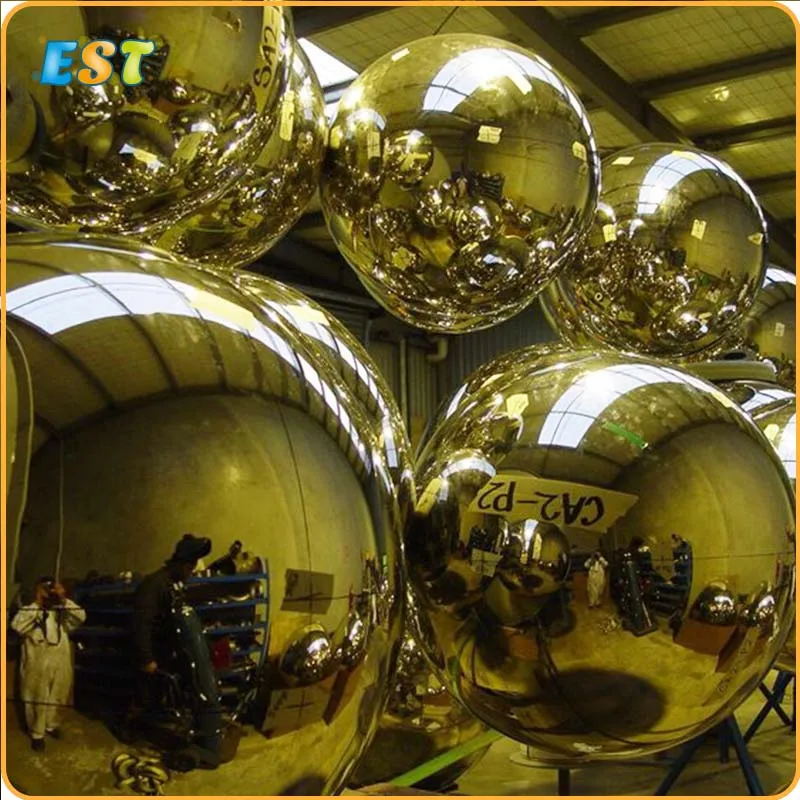 fantasy giant inflatable mirror balloon light reflective mirror ball hanging mirror sphere for event christmas party wedding inflatable bouncers aliexpress aliexpress