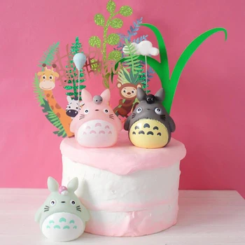 

1 Pcs Cute Anime My Neighbor cat Action Figure Toy PVC Model Cake Decoration Toys Gifts