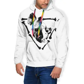 

Hyena Hoodie Schrodinger Hyena Hoodies Long Large Pullover Hoodie Warm Streetwear Black Male Polyester Hoodies