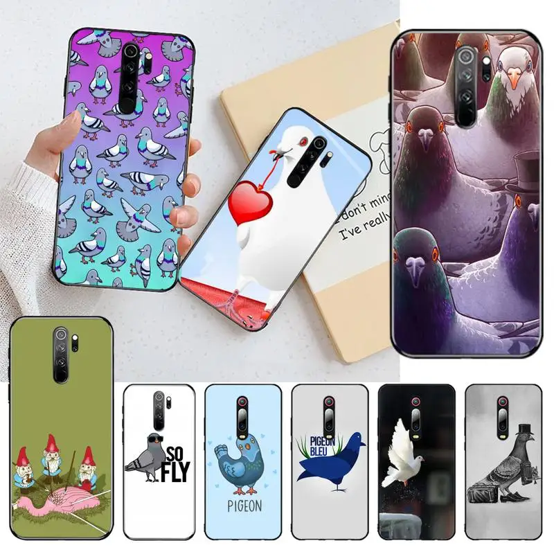 HPCHCJHM милый голубь мягкий чехол для телефона Redmi Note 9 8T 8A 7 6 6A Go Pro Max K20|Бамперы| |