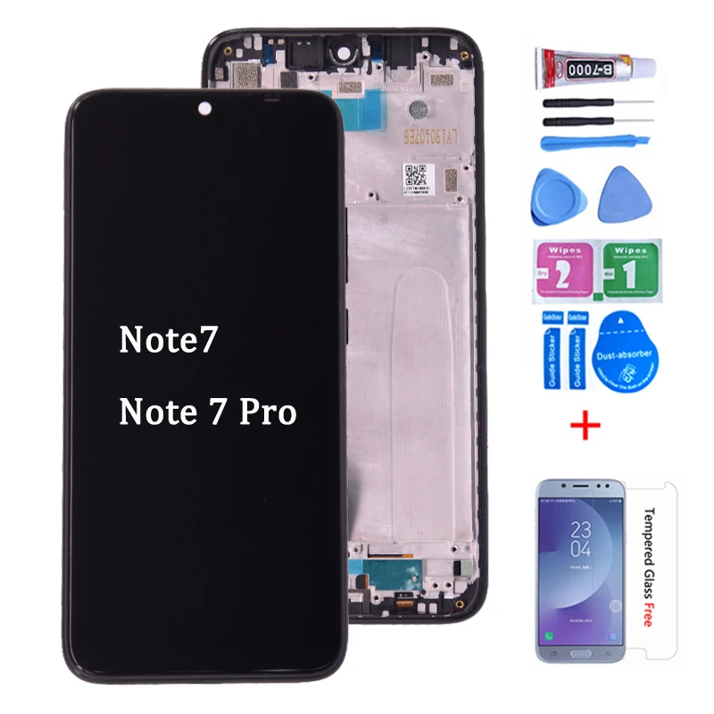 Goedkoop Originele Voor Xiaomi Redmi Note 7 Lcd scherm met Touch Screen Digitizer Vergadering Vervanging Voor Redmi Note7 Pro LCD