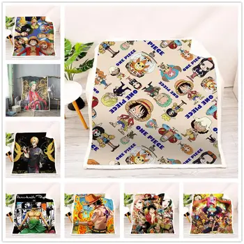 

Anime Manga One Piece Trafalgar Law Luffy Throw Blanket Blankets For Beds Sofa Cover