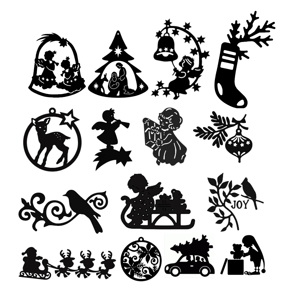 

Christmas Series 2021 New Metal Cutting Dies for Card Making Dies Scrapbooking DIY Paper Craft Dies Embossing Die Cut