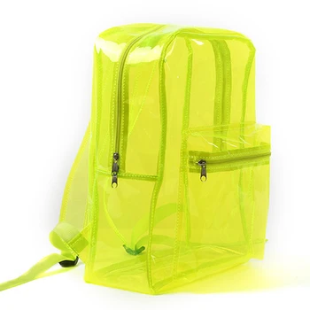 

Travel Bags Student Adult Clear Waterproof Kids School PVC Backpack Sports
