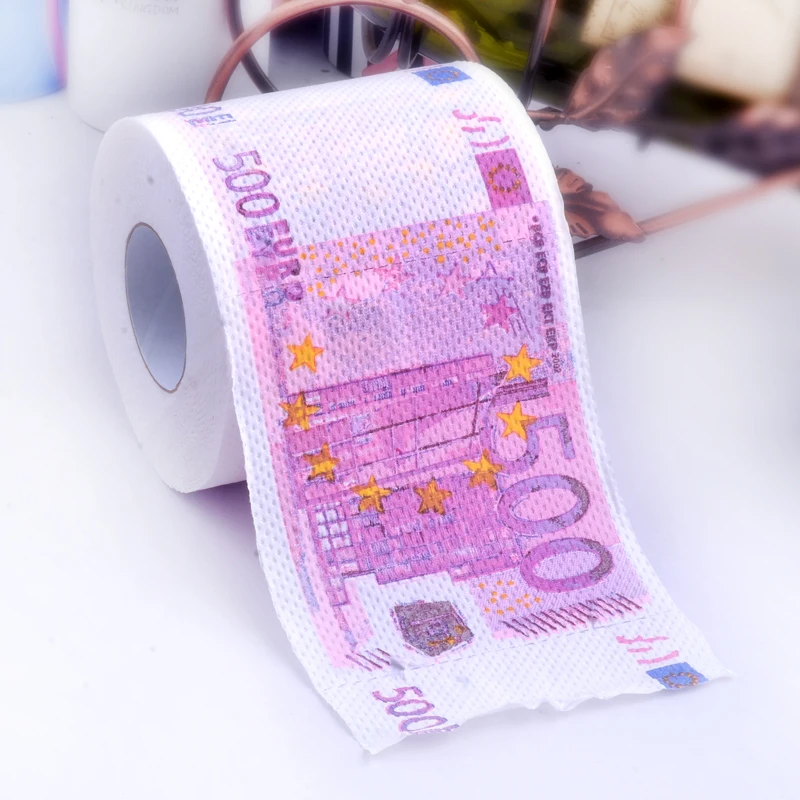 Papier toilette humoristique billet500 euros : Deguise-toi, achat de  Decoration / Animation