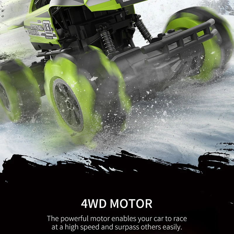 Мальчик Рождественский подарок снаружи беспроводной контроль RC трюк автомобиль игрушка 4WD 12CH круглый трюк скалолазание высокая скорость Дистанционное управление автомобиль