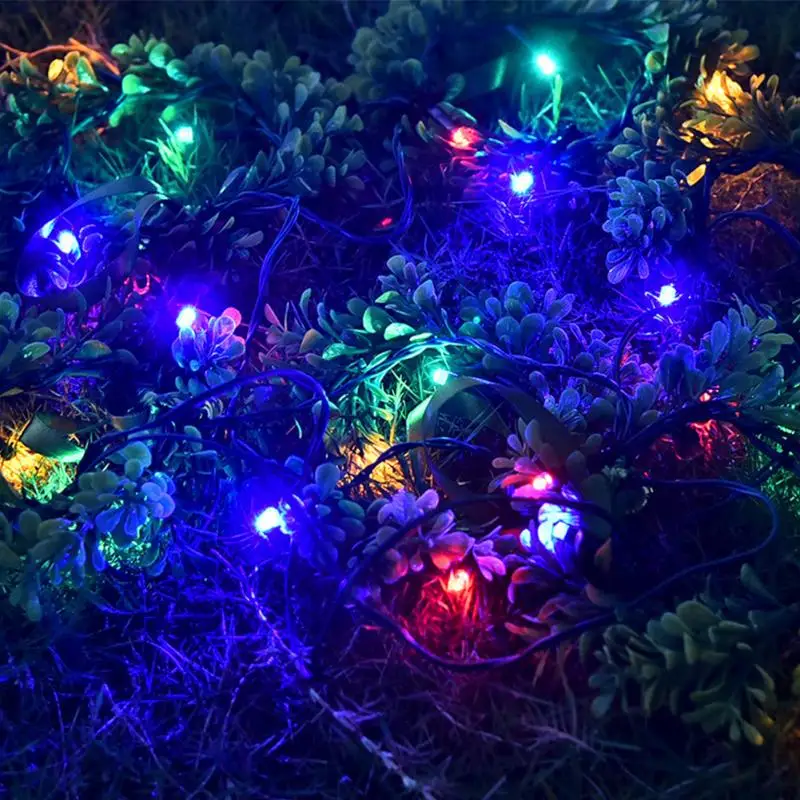 

24LED Led Light String Solar Powered Colorful Garland Outdoor Garden LED Decor Fairy Holiday Party Solar Light String
