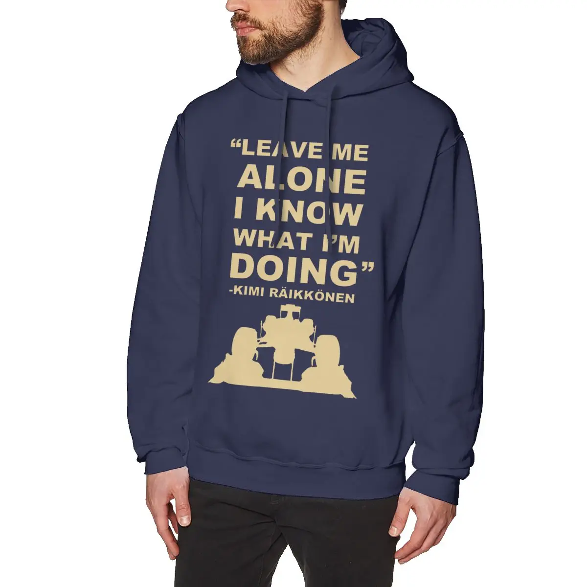 2020 Kimi Raikkonen Leave Me Alone I Know What Am Doing hoodies For Male Hip Hop Camiseta Organic Cotton Plus Size | Мужская одежда