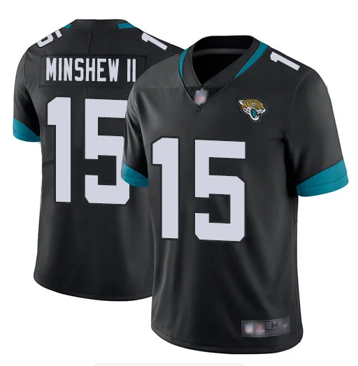 Мужская футболка Jacksonville#15 Jaguars Gardner Minshew II