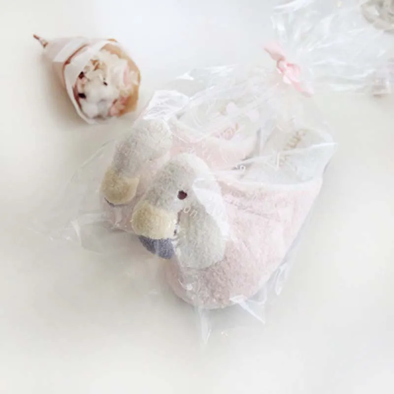 ins flamingo plush slipper Autumn winter flamingo warm cotton slippers Winter cute non-slip indoor home slippers