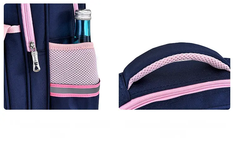 Рюкзак для учеников начальной школы, рюкзак для девочек и мальчиков, водонепроницаемый, съемный ручной лестничный рюкзак