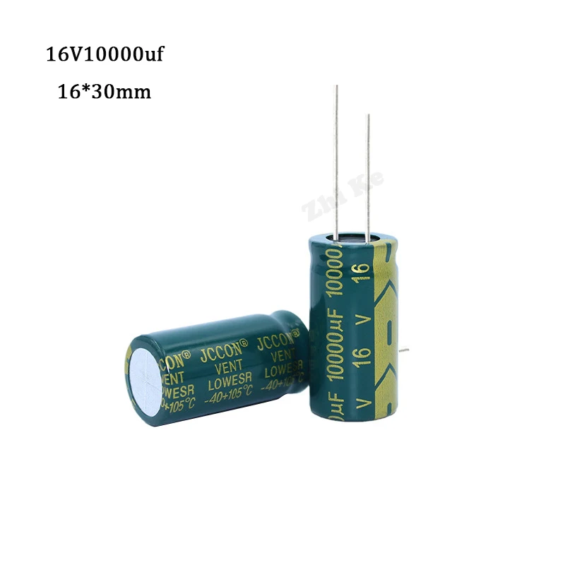 4pcs/lot 16V 10000UF 16*30  high frequency low impedance aluminum electrolytic capacitor 10000uf 16v 20%