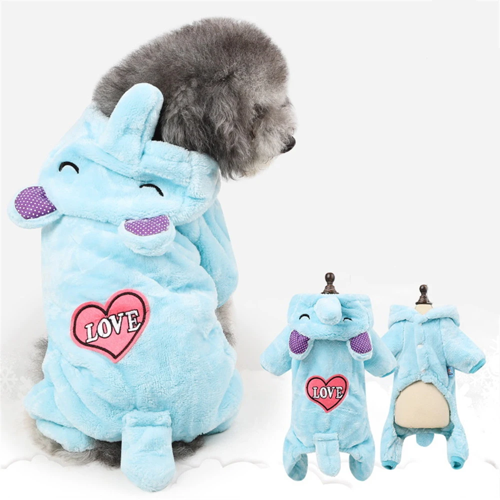 2020 Cute Dog Clothes for Chihuahua Pet Bear Pig Costume Puppy Hoodies Rabbit Dog Coat Jacket Rabbit Pajamas Clothes Pug Bulldog (11)