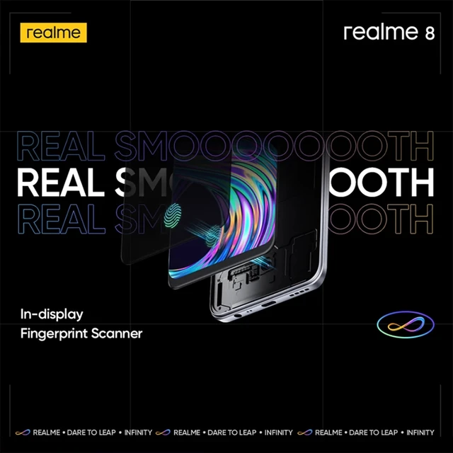 realme 8 RMX3085 6.4″FHD+ AMOLED 6GB 128GB 64MP AI Quad Camera Helio G95 Octa Core 5000mAh 30W Dart Charge Mobile Phone 6