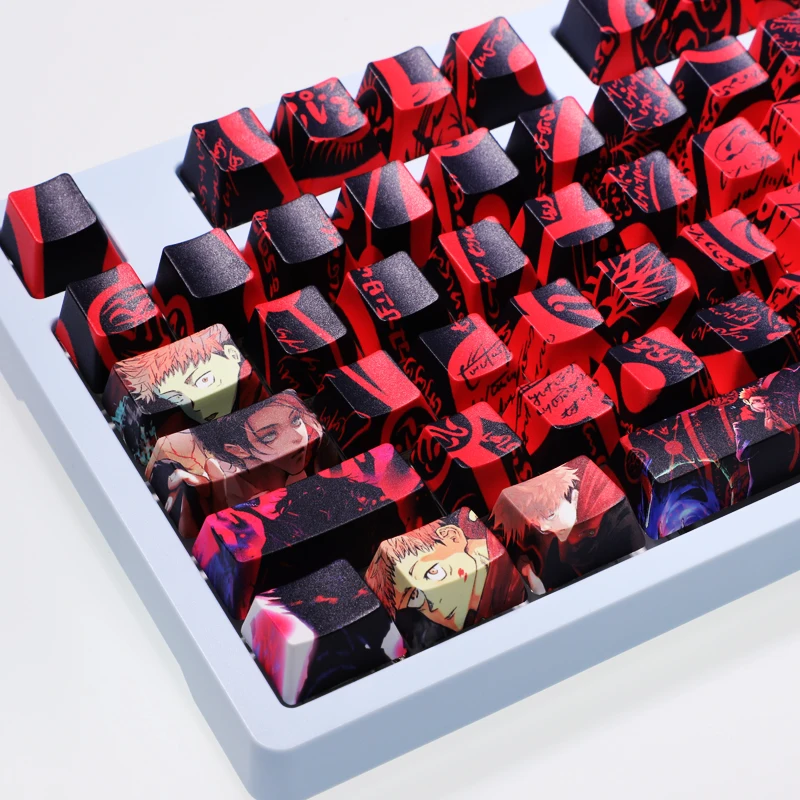 Jujutsu Kaisen Itadori Yuji Keycaps Ű   Ÿ  ÷̾ Cosplay Props Gifts Anime Keycap