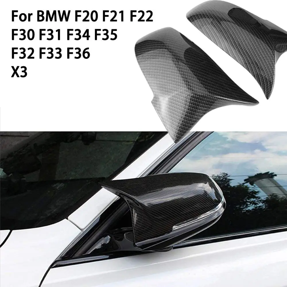 Крышка зеркала заднего вида из углеродного волокна для BMW F20 F21 F22 F30 F32 F36 X1 M3|Крышка