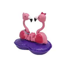 Игрушки на солнечной энергии солнечная качающаяся голова кукла Солнечная качающаяся Любовь Фламинго украшение автомобиля мультфильм автомобиль кукла автомобиль Интерьер дети игрушки подарок