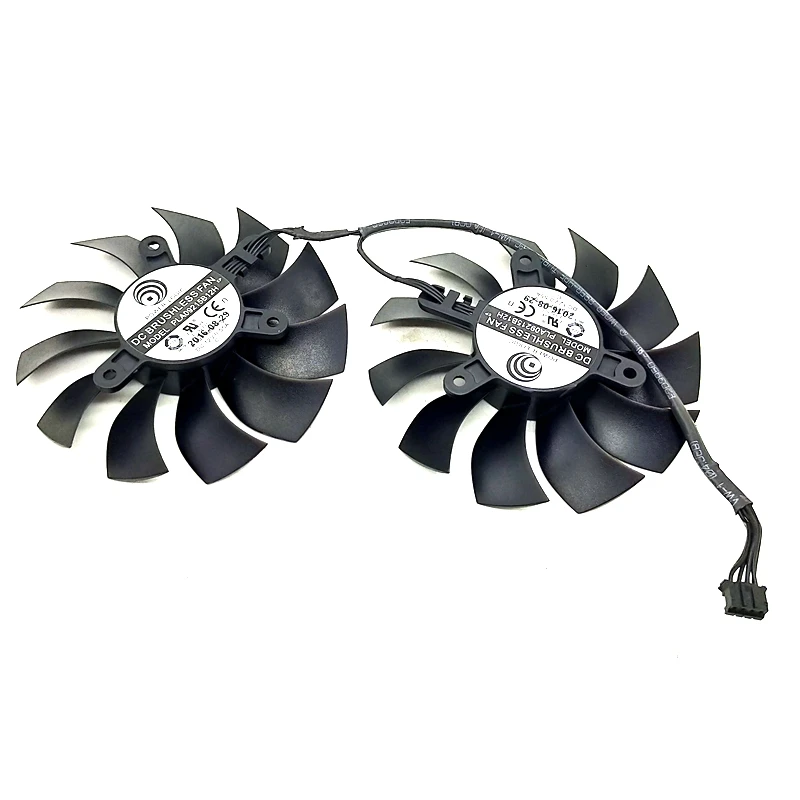 Per Evga Gtx1080Ti Sc Gtx 1080 Ti Sc Black Edition Sc2 Fan Scheda Grafica Ventola Di Raffreddamento 2 Pz/Lotto Pla09215B12H 12V 0. 55A 86Mm 4Pin
