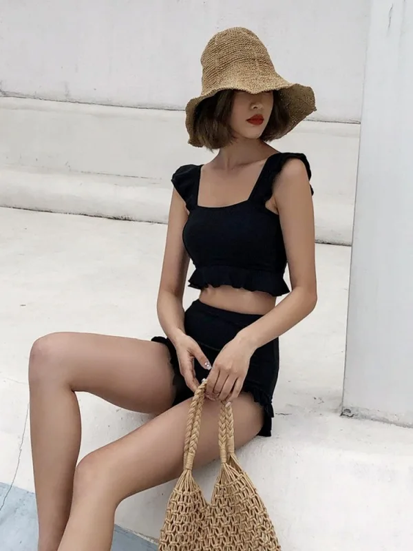 

Thin Body fen yi Springs Waist to Chest Slimming's than Raw Base Learn Sense I Swimming Women's-Style High Temperature Rope N Ke