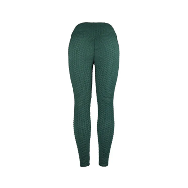 Леггинсы с контролем живота, женские штаны для йоги, высокая талия, для тренировок, колготки для бега, Компрессионные Леггинсы для фитнеса, женская одежда для активного отдыха - Цвет: 7304 Green