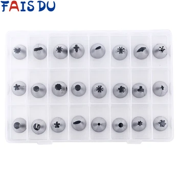

24pcs Cake Piping Nozzles Frosting Tip For Cake Cupcake Decoration Piping Tip Pastry Nozzles Baking Accessories