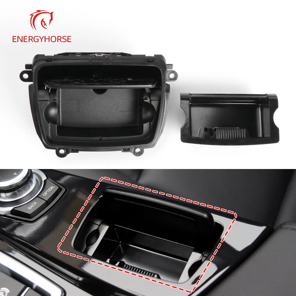 

Car Center Console Ashtray Cover Assembly Box Replacement For BMW 5 Series F10 F18 520 523 525 528 530 535 51169206347 LHD RHD