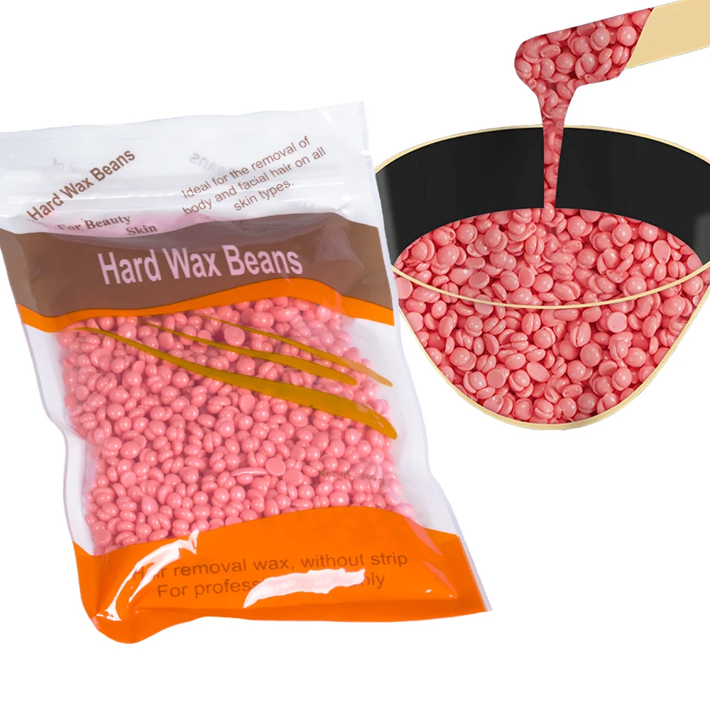 100pcs 100g Hard Hot Film Waxing Beans Bead Pellet Armpit Arm Legs Hair Removal No Strip Depilatory Wax-melt Warmer Machine hot