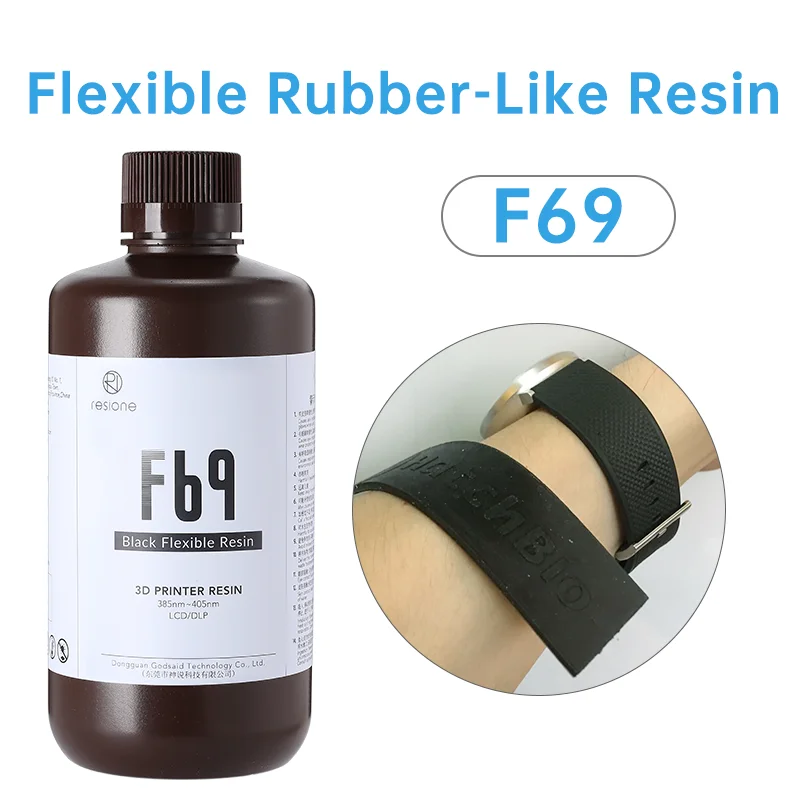 Resione 1KG ABS Like Tough Flexible Dental Transparent UV Resin 3d For  Elegoo Anycubic Resin 3d Photon Resin