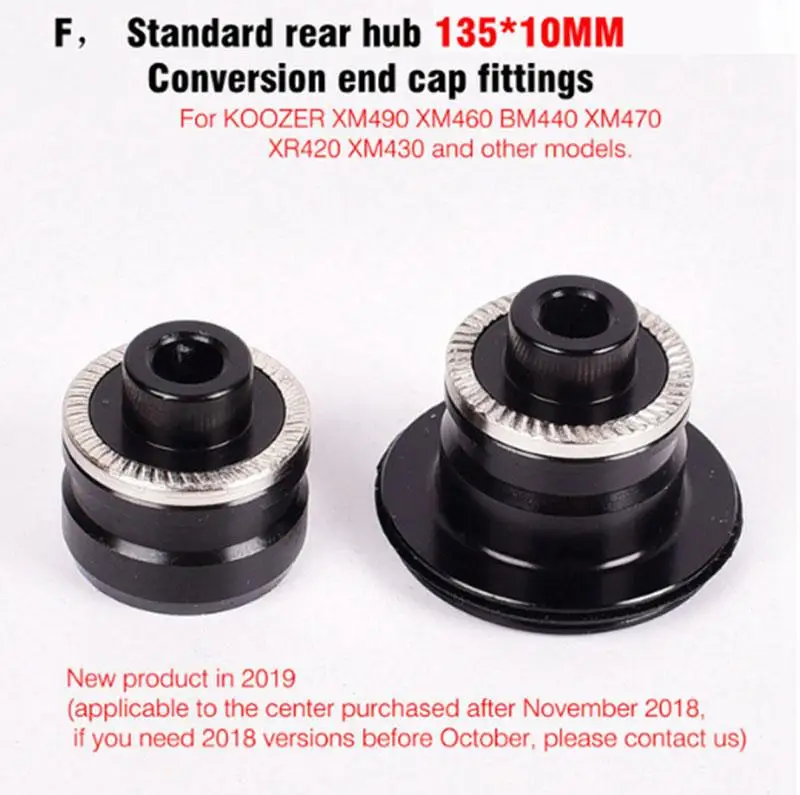 F Koozer FreeHub XM490 XM470 XM460 колпачок s MTB велосипедные концентраторы конвертеры для горного велосипеда концевой колпачок адаптер QR или через колпачок адаптер XD - Цвет: F