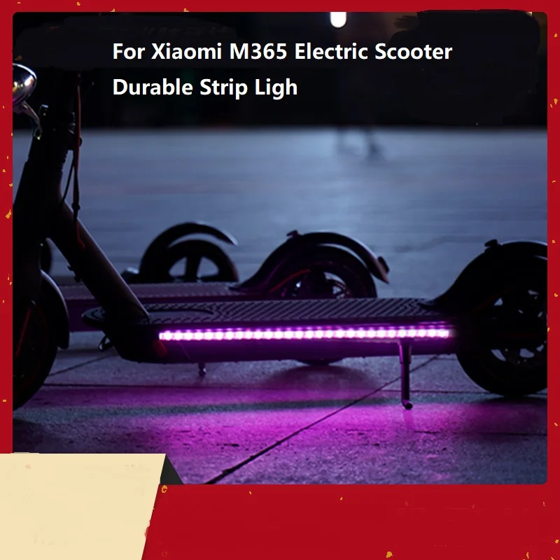 Для Xiaomi M365& Pro электрический скутер прочный полосы света скутеры складной светодиодный свет Красочные Marquees велосипедные аксессуары