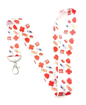

New Doctor nurse Neck Strap Lanyards Badge Holder Rope Pendant Key Chain Accessorie