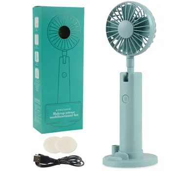 

Portable Mini Fan Handheld Fan Home Office Desk Speed Adjustable USB Rechargeable Fan Air Cooler Outdoor Travel